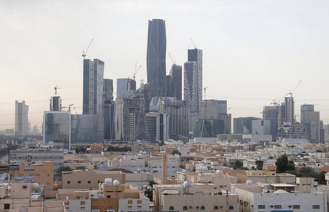 The King Abdullah Financial District, north of Riyadh, Saudi Arabia.