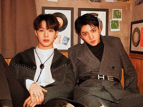 Pentagon’s Wooseok and Wanna One’s Lai Kuanlin.