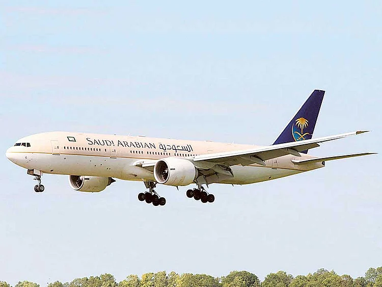 A Saudia aircraft