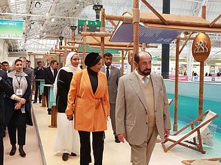 Sultan visits Sharjah Pavilion at London Book Fair