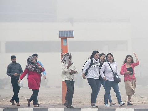 Dense early-morning fog engulfed Dubai and the other emirates.