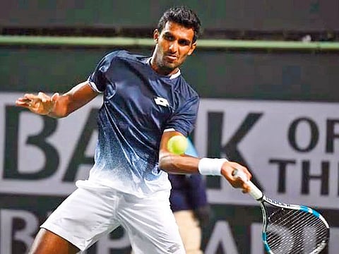 India’s Prajnesh Gunneswaran defeated Nikoloz Basilashvili in the second round of the Indian Wells Open before bowing out in the third round to veteran Iva Karlovic.