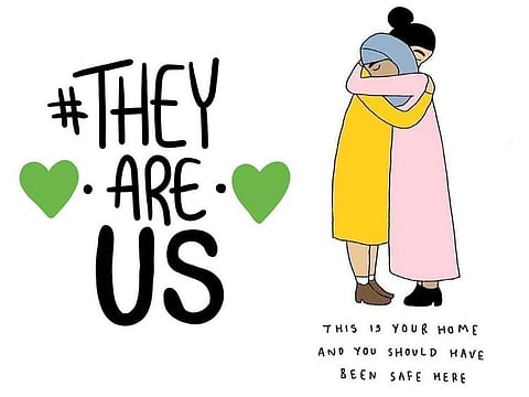 Posts of love and support were being shared by users on Twitter