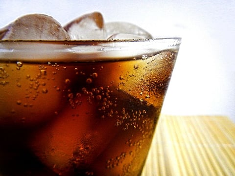 Carbonated soda in a glass [Image used for illustrative purposes]