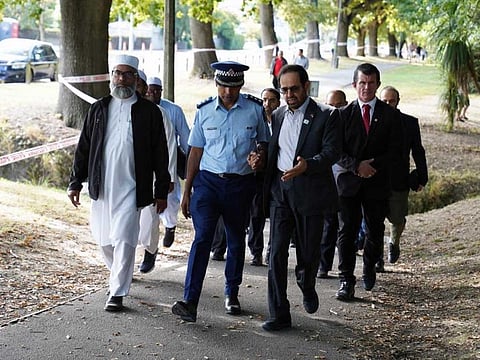 Dr Al Nuaimi met the imams who briefed him with the latest developments