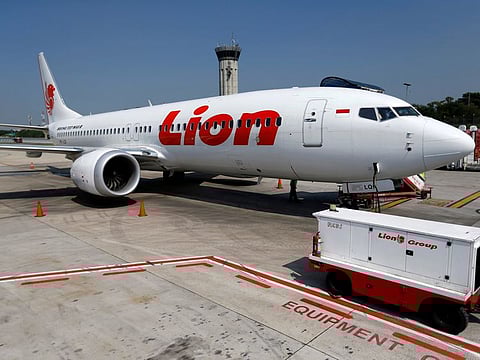 Lion Air's Boeing 737 Max 8 airplane is parked on the tarmac of Soekarno Hatta International airport near Jakarta, Indonesia, March 15, 2019
