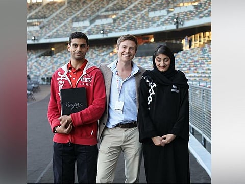 Members from the opening ceremony of the Special Olympics