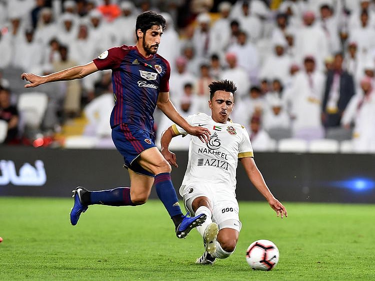 Action from the Arabian Gulf Cup final