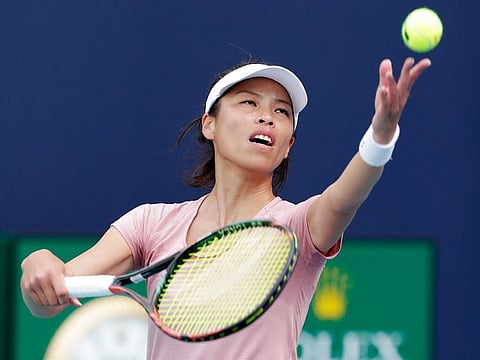 Hsieh Su-wei, of Taiwan 