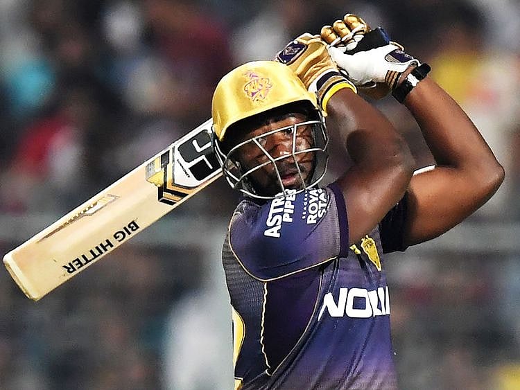 Kolkata Knight Riders' Andre Russell