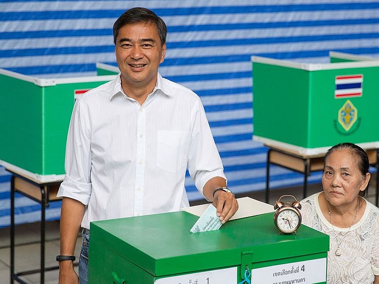 Thai Democrat Party leader Abhisit Vejjajiva