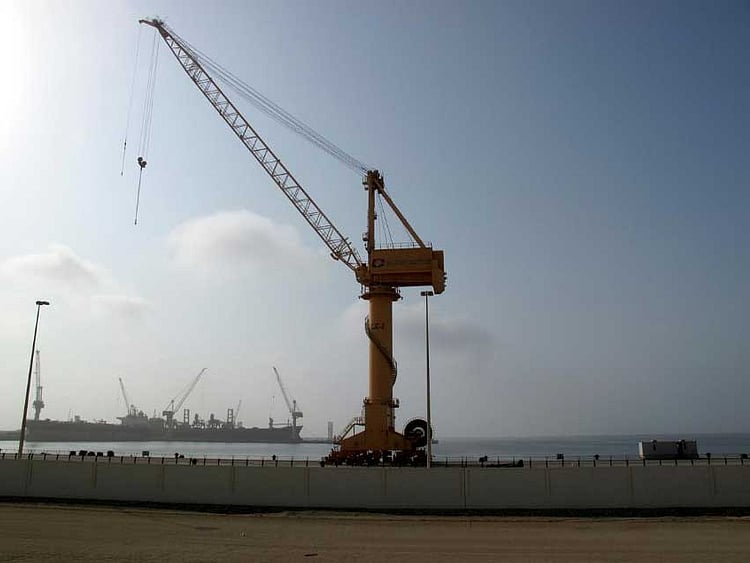 General view of Duqm Port in Oman 012