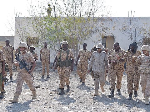 The Arab Coalition forces in Yemen. 