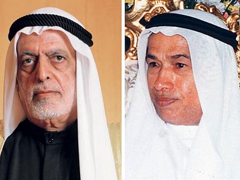 Abdullah bin Ahmad Al Ghurair (left) and Majid Al Futtaim (right)