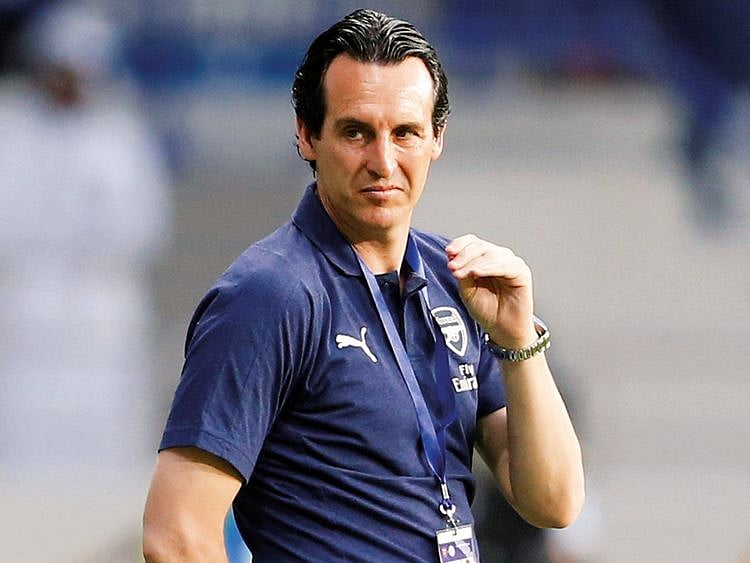 Arsenal manager Unai Emery