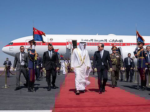 Shaikh Mohammad Bin Zayed with Al Sissi