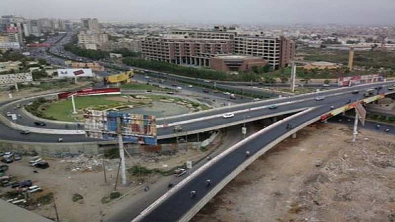 A road interchange in Karachi -09