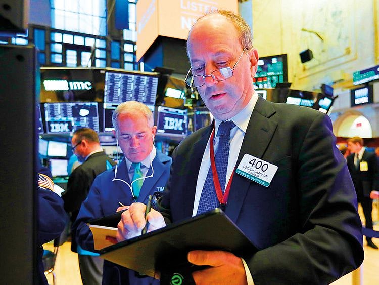 Traders at the New York Stock Exchange 8