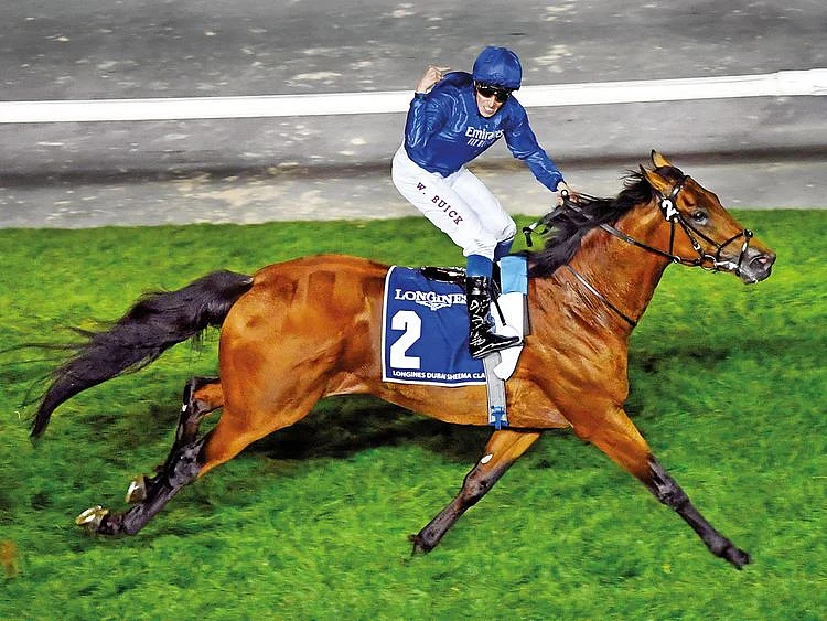 William Buick celebrates 5