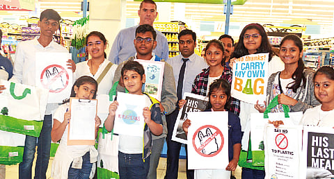 Plastic materials are harmful for the environment