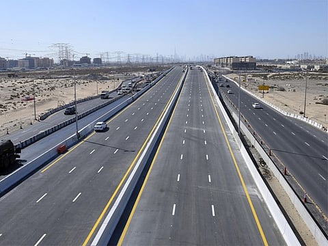 The project includes widened roads, new interchanges and signalised junctions in and around International City, Dragon City and Warsan Village.