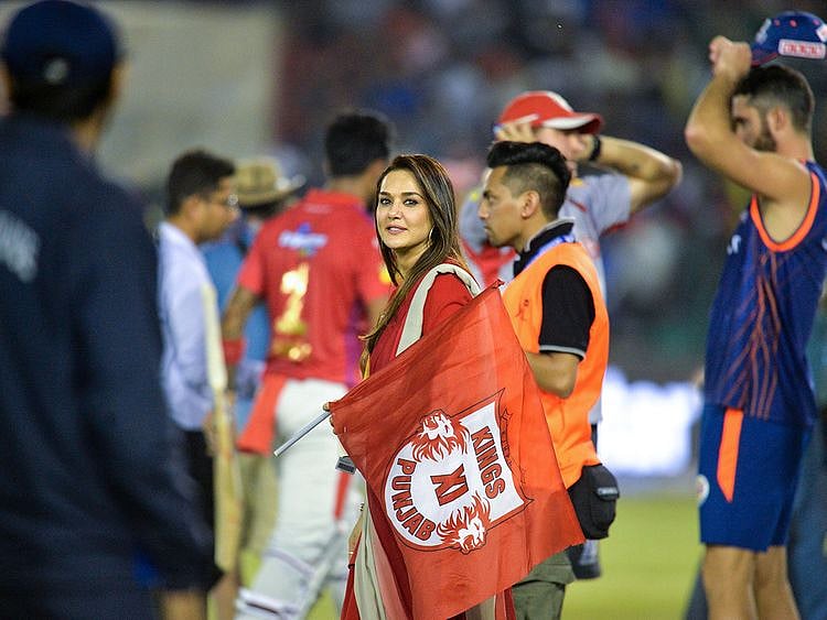 Kings XI Punjab team owner Preity Zinta