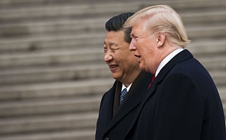 US President Donald Trump and President Xi Jinping of China