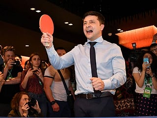 It’s no joke: TV comedian for Ukraine’s president