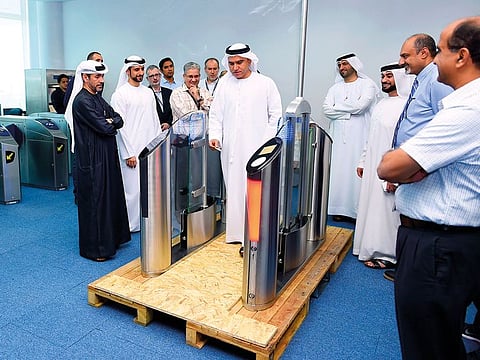 RTA starts installing Smart Gates at Metro Stations of Route 2020.
