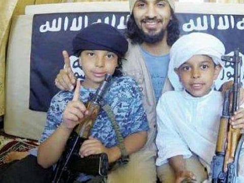 Back home: Saudi children abducted by Daesh father 