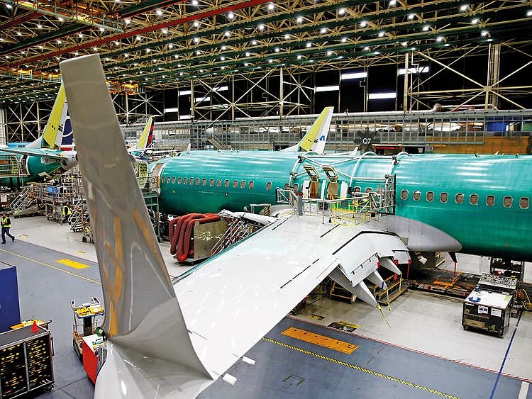 A Boeing 737 Max aircraft