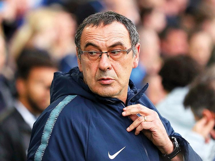 Chelsea manager Maurizio Sarri