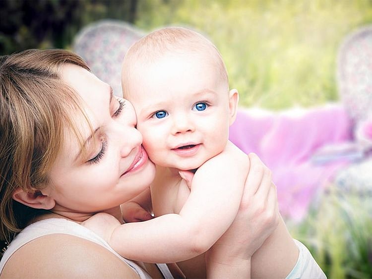 Mother and baby