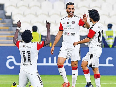 Ali Mabkhout can now set his sights on the all-time record held by Fahad Khamis, who scored 165 goals in the league.