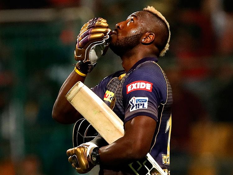 Kolkata Knight Riders' Andre Russell