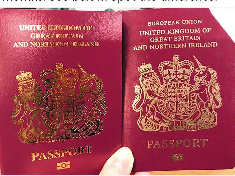 The new UK passport