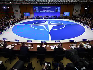 A Nato alliance meeting. US President Donald Trump's frustration centres on allies refusing to automatically join US military operations — alongside Israel — against Iran.

