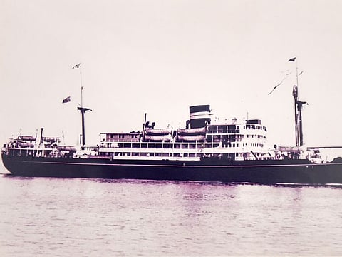Motor Vessel (MV) Dara, the streamer which sunk 59 years ago in UAE waters.