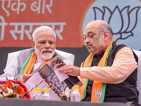 File photo: India's Prime Minister Narendra Modi and BJP President Amit Shah.