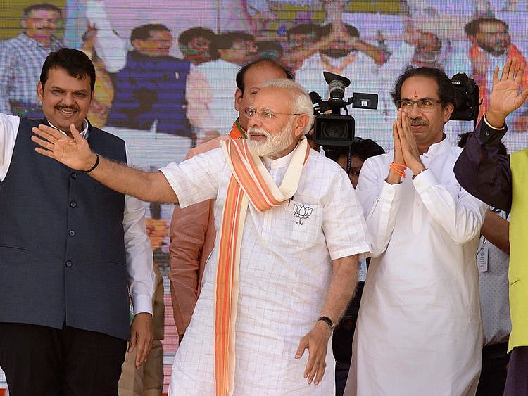 Prime Minister Narendra Modi, Shiv Sena chief Uddhav Thackeray