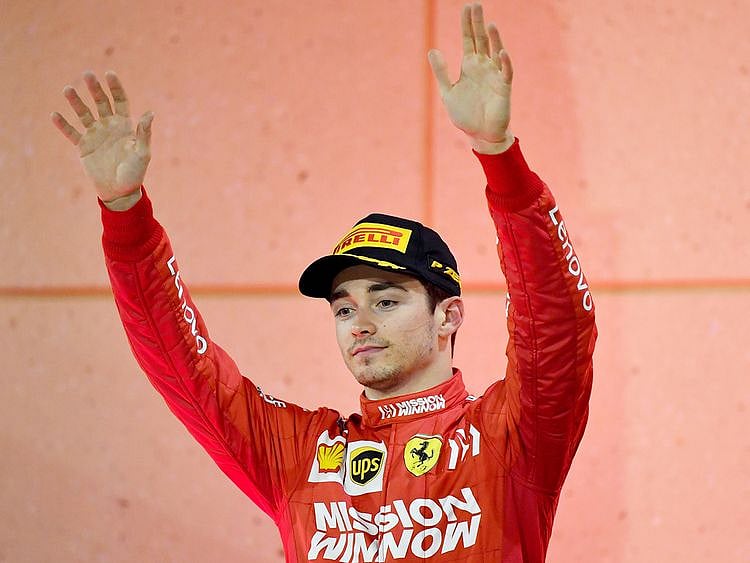 Ferrari's Monegasque driver Charles Leclerc