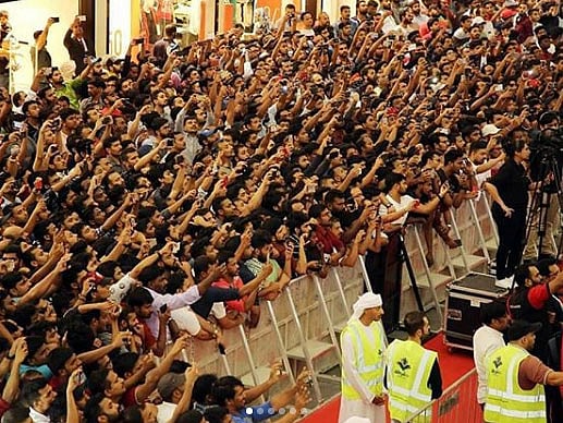 Mammootty fans in Abu Dhabi