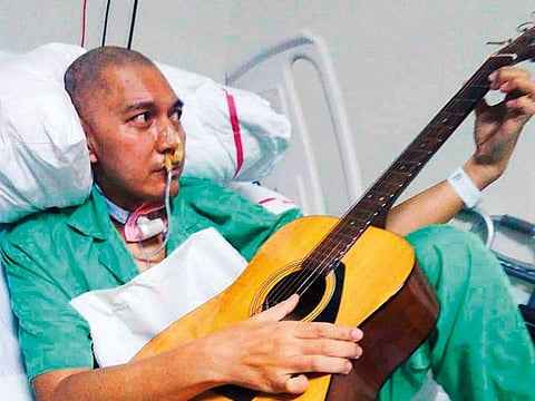 Ferdinand Hipolito sufferer a stroke on August 26 and finally flew home on Wednesday night.