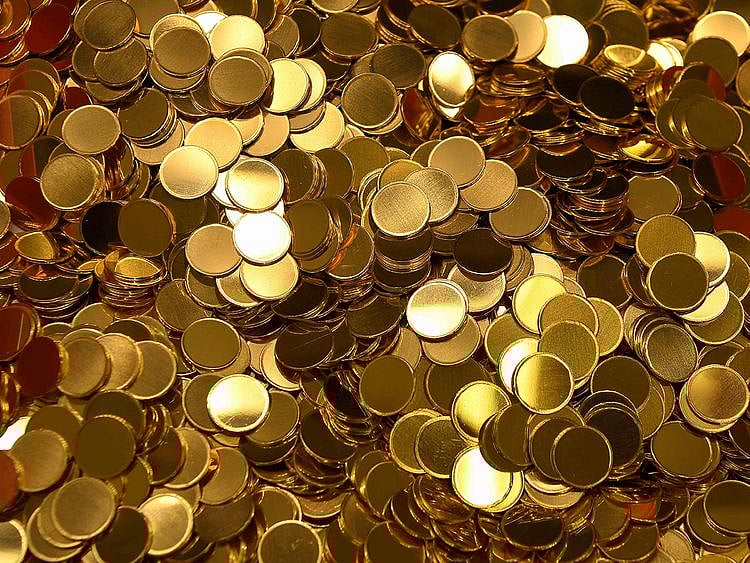 Gold coins