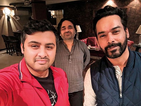 ‘Baadshah Begum’ producer Rafay Rashidi, writer Saji Gul and actor Gohar Rasheed.