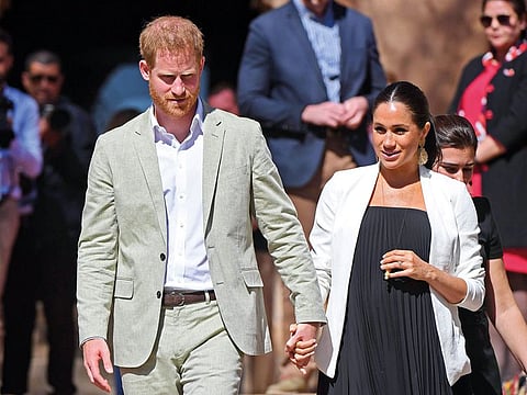 Prince Harry and his wife Meghan, Duke & Duchess of Sussex.