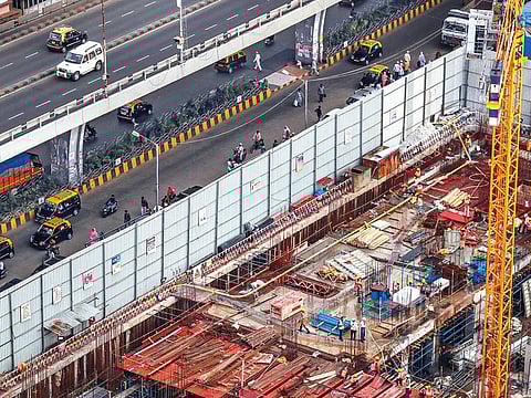 Phase 1 of construction of the Bhendi Bazaar redevelopment project in Mumbai. The ruling Bharatiya Janata Party said it will seek capital investments totalling $1.44 trillion.