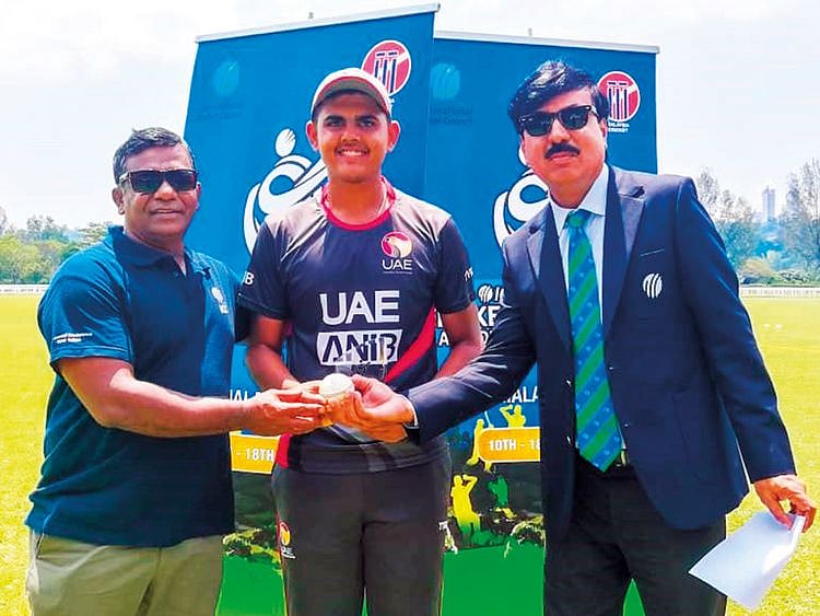 UAE captain Aryan Lakra