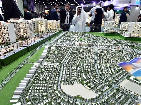 Azeezi project during the cityscape exhibition at the ADNEC in Abu Dhabi. 