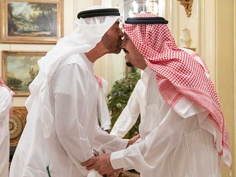 His Highness Shaikh Mohammad Bin Zayed Al Nahyan, Crown Prince of Abu Dhabi and Deputy Supreme Commander of the UAE, on Tuesday met Saudi King Salman Bin Abdul Aziz to discuss bilateral relations and strategic partnership.